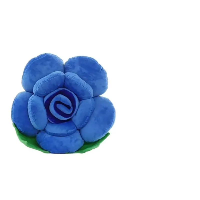 New Large Rose Shaped Pillow Plush Colorful Sofa Flower Cushion Simulated Car Interior Cushion Wedding Party Supplies — image 13