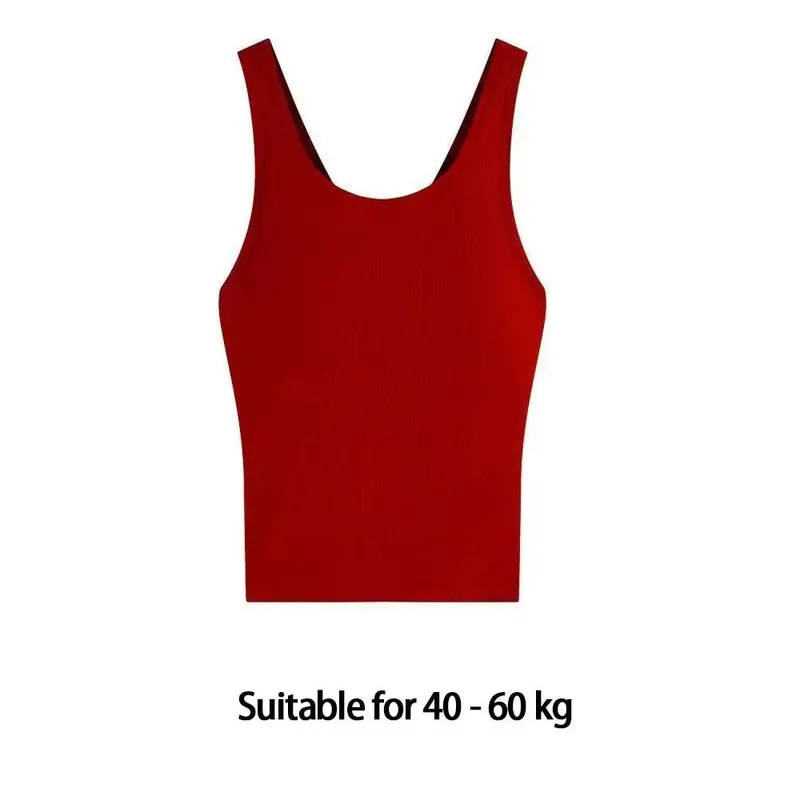 Fashion Solid Color Bodycon Top with Chest Pad Sleeveless Tank Top Clubwear Backless Vest for Women