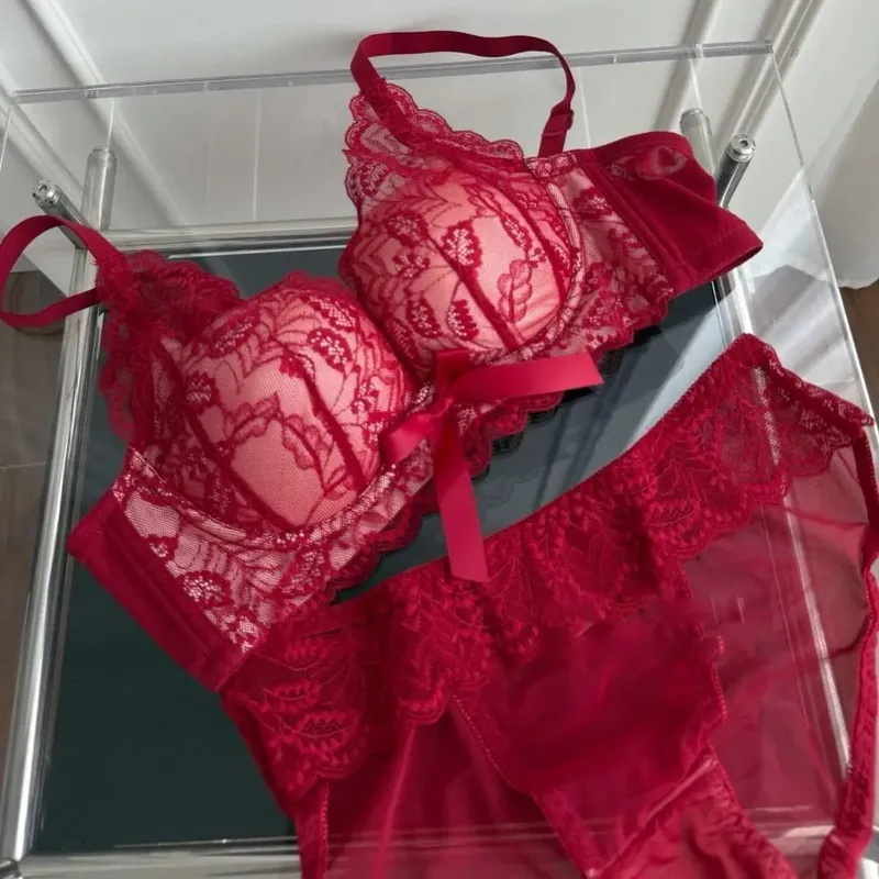Hot New Wireless Push Up Bra Set Women Small Bust Gather Side Support Anti Sag Sexy Soft Daily Wear Lingerie 32‑38ABC