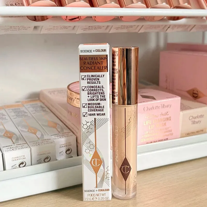 Charlotte Highlighter Foundation Continuamente Textura da Maquiagem Hidratante Corretivo Fixador Spray Essência Tilbury Cosmetic