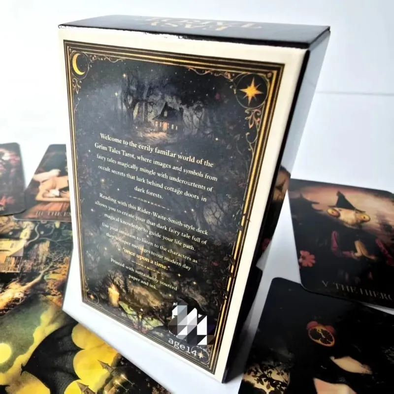 Grim Tales Tarot Deck - 10.3*6cm 78-Card RWS Gothic Fairy Tale Cards for Shadow Work Dark Fantasy Illustrated — image 5