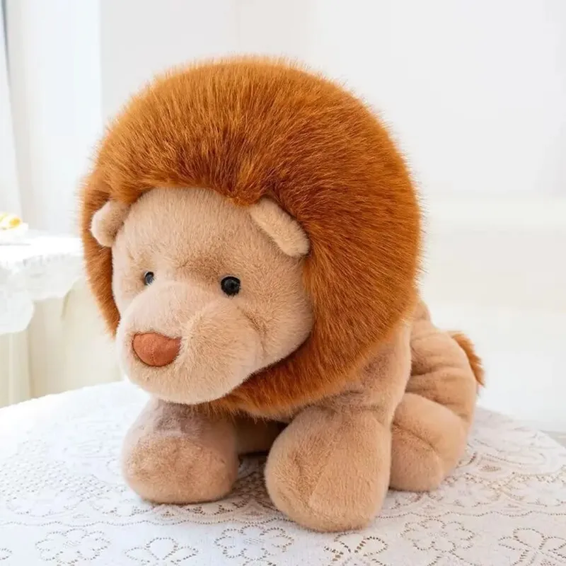 Creative Gift Soft Lion Stuffed Animal Plush Pillow Cute 15.8inch Stuffed Animals Plush Emotional Support Stuffed Toys — image 7