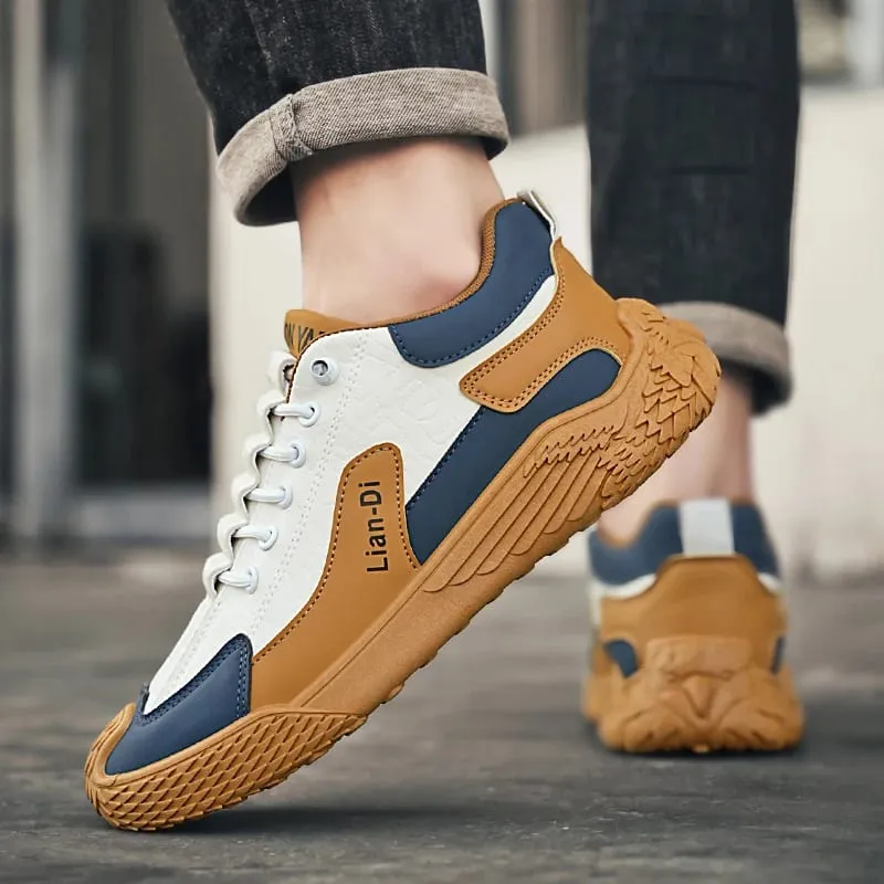 Spring at Autumn Fashion Elastic Band Sneakers para sa Mga Lalaking Versatile Trendy Casual Shoes Mga Sapatos na Pantakbo ng Mag-aaral Soft-Soled Lightweight na Panlalaking Sapatos — image 5