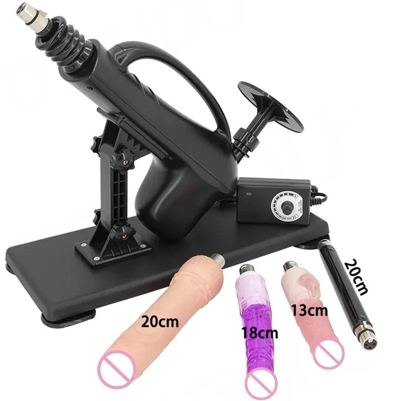 Automatic Sexual Machine 3XLR Dildo Attachments Female Masturbation Vibrator Massage Gun Sex Toys for Men Couples Adult Products