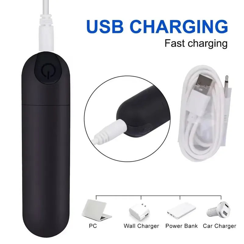 Powerful 10 Speeds Mini Bullet Vibrator for Female Clitoris G Spot Stimulator Anal Plug Vagin Massager Adult Goods Sex Toys — image 3