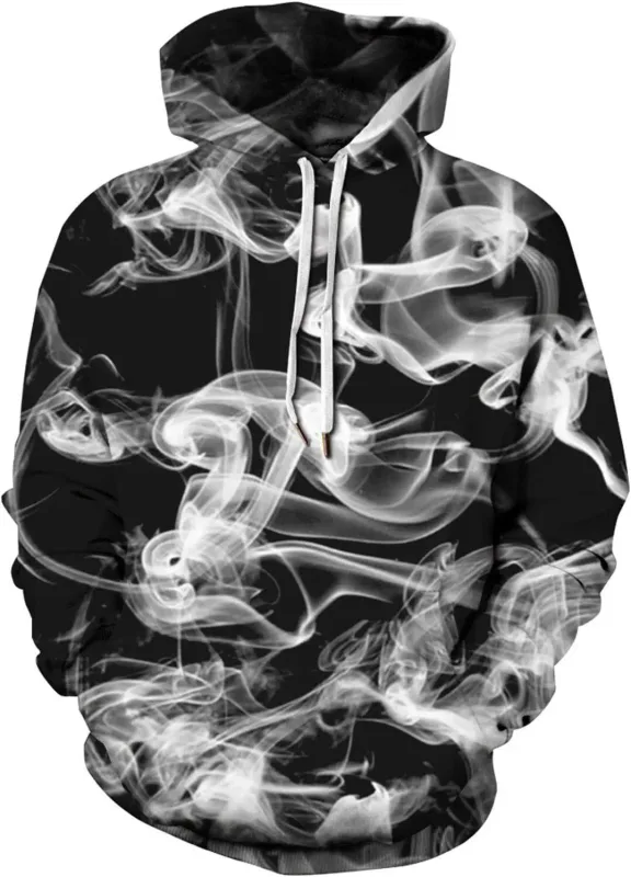 Mens Graphic Hoodies Unisex Novelty Print Hoodie, 3D Pattern Pullover Sweatshirt With Pocket, Long Sleeve Warm Graphic Hoodie Me — image 11