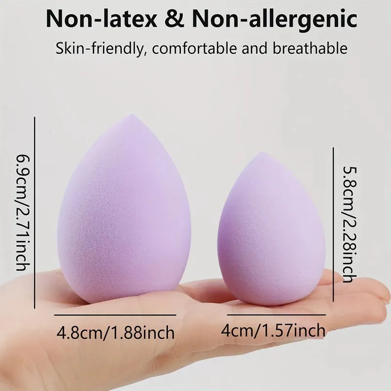 8Pcs Beauty Egg Makeup Sponge Blenders Beauty Sponges Foundation Applicator Makeup Puff Make Up Tools — image 3