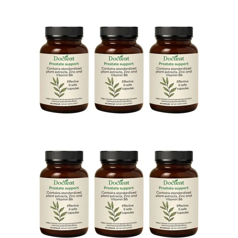 Prostate Support Capsules with Zinc and Vitamin B6 Saw Palmetto and Stinging Nettle Extracts for Support 60 Capsules — image 12