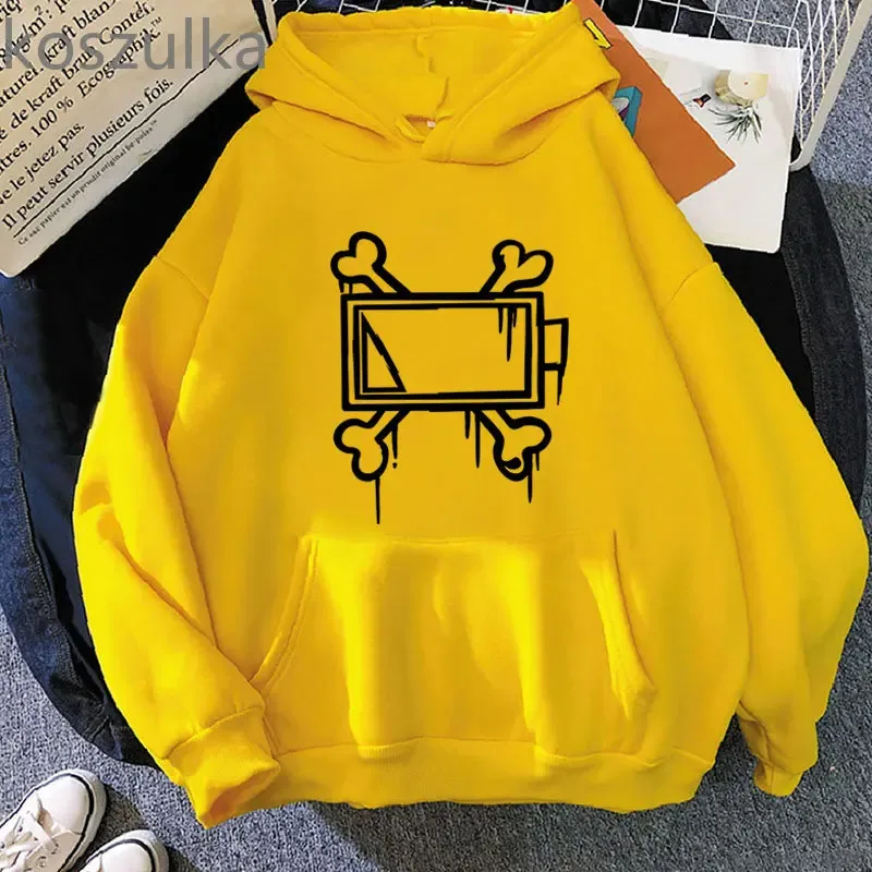 Cool Game Murder Cosplay Hoodie Drones Uzi Doorman Costume Unisex Bone Print Sweatshirt Casual Long Sleeve Hoodies Clothes — image 12