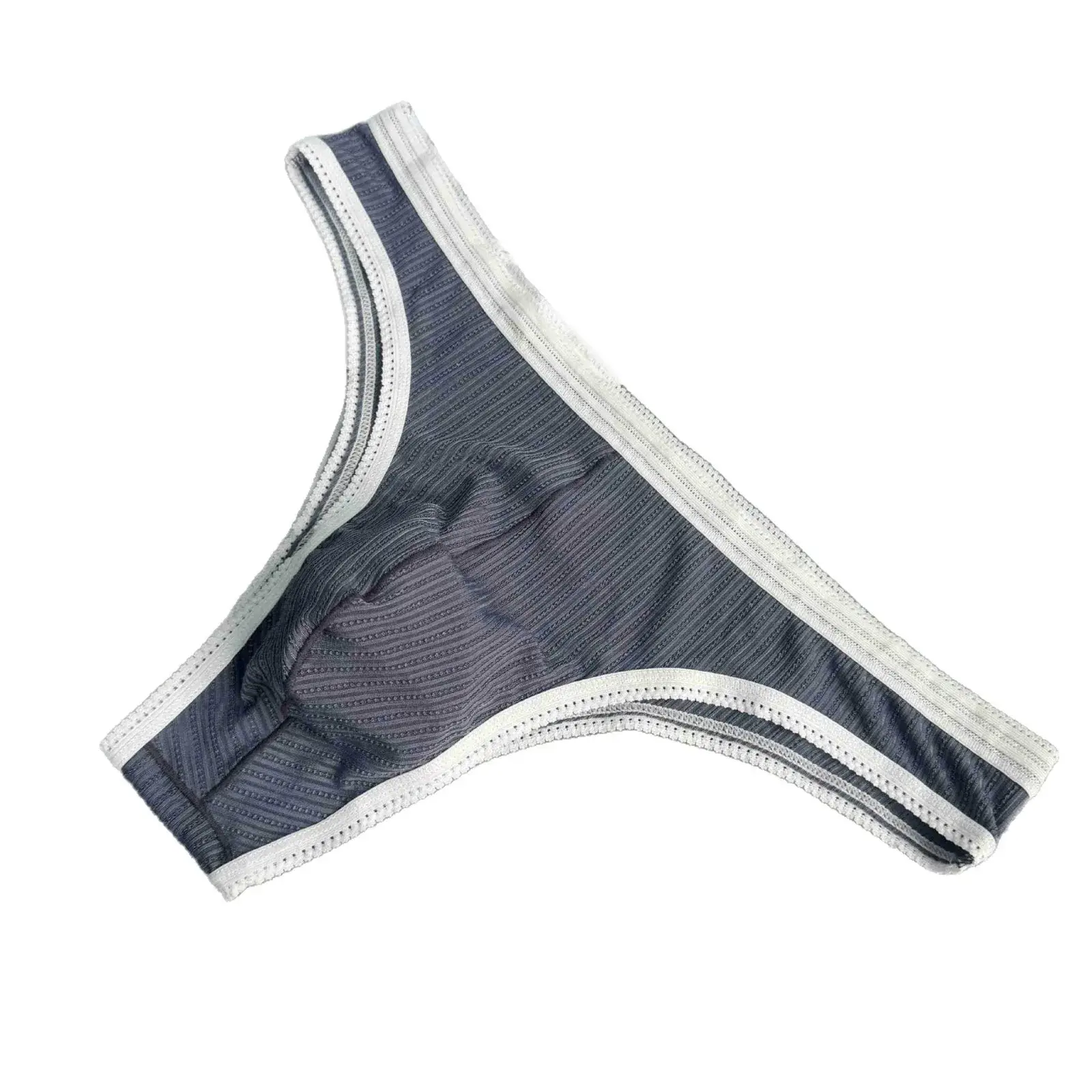 New Men Triangle Briefs Comfortable Breathable Sexy Underwear Large Pouch Solid Color
