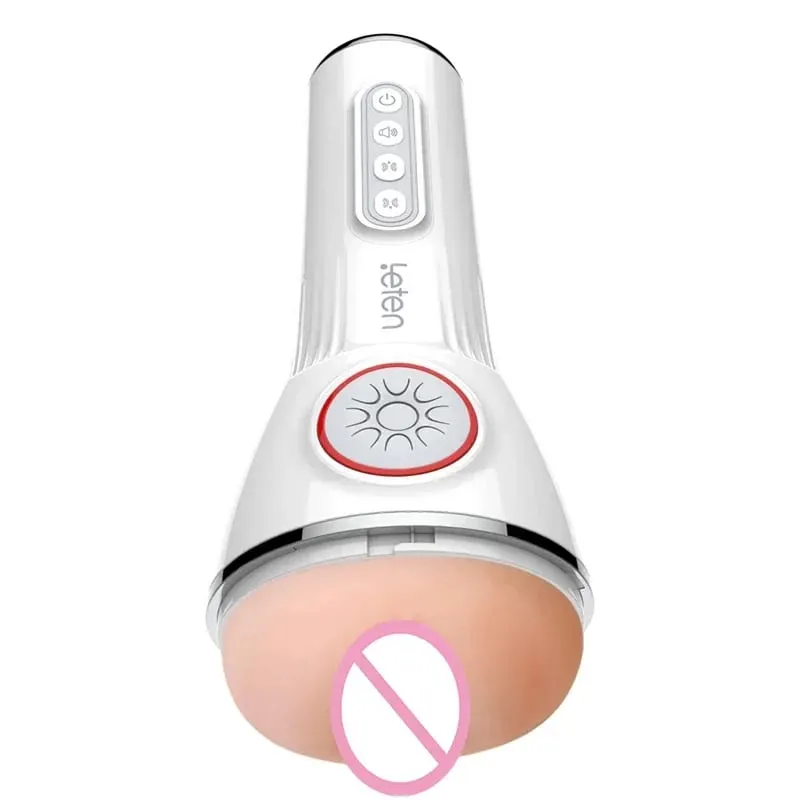 Leten Japanese AV Yui Hatano Sucking Vibrating Cup Realistic Vagina Male Masturbator Silicone Pocket Pussy Adult Sex Toys — image 4