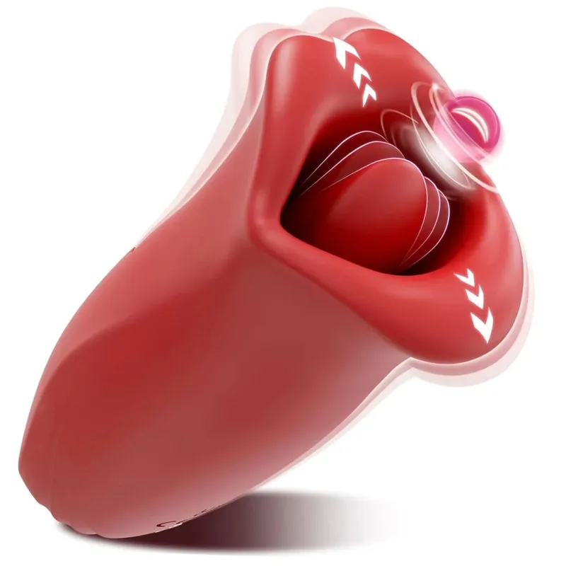 Women G-Spot Tongue Licking Vibrator Clitoris Vagina Stimulator Massager Nipple Oral Massager Female Massager Sex Toys — image 1