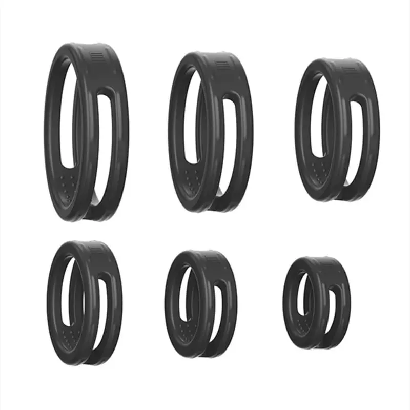 Soft Silicone Penis Cock Rings for Men Gay Delay Ejaculation Male Scrotum Testis Restraints Sex Toys Adult Games Products — image 1