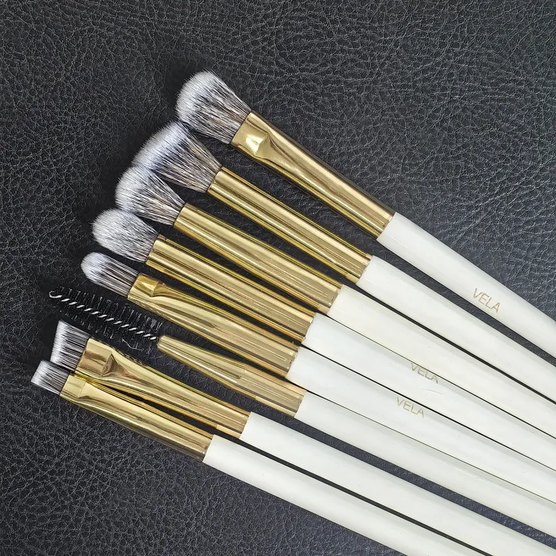Professional Makeup Brushes Set 8pcs Blending Concealing Contour Eyeshadow Eyeliner Eyebrow Eyelash BeautyApplicator Tools Kit