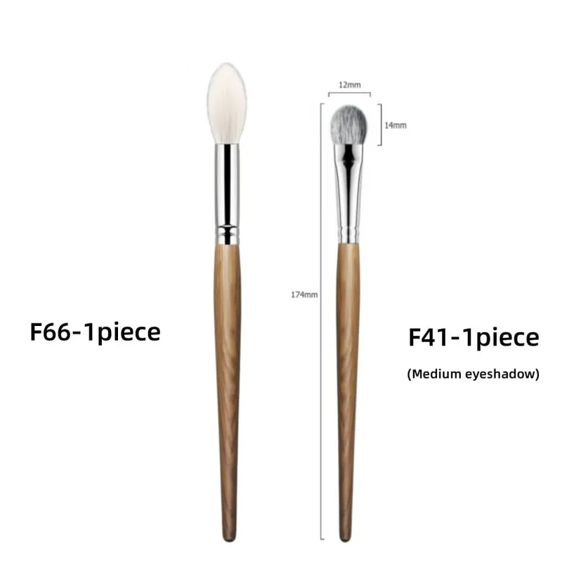 Tapered Highlighter Brush High Quality Natural Hair Face Setting Powder Blending Blusher Makeup Brushes — image 13