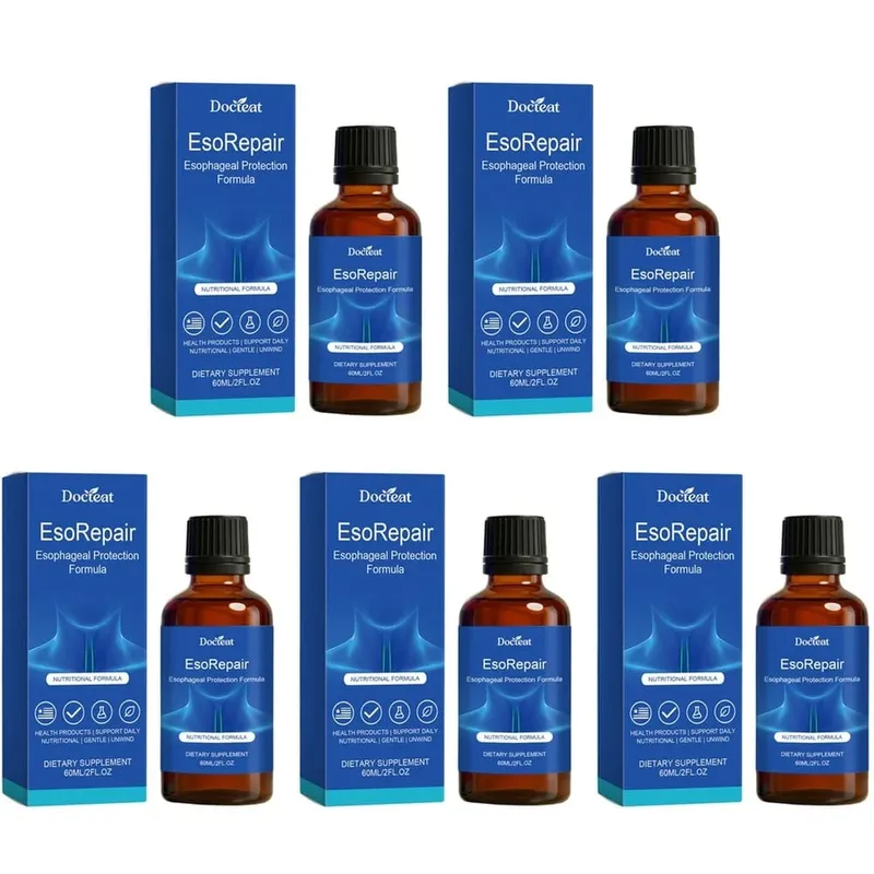 Docteat Esophageal Protection Liquid with Vitamin C Vitamin E Vitamin B6 Aloe Vera Extract Licorice Root Extract Formula 60 ML — image 12
