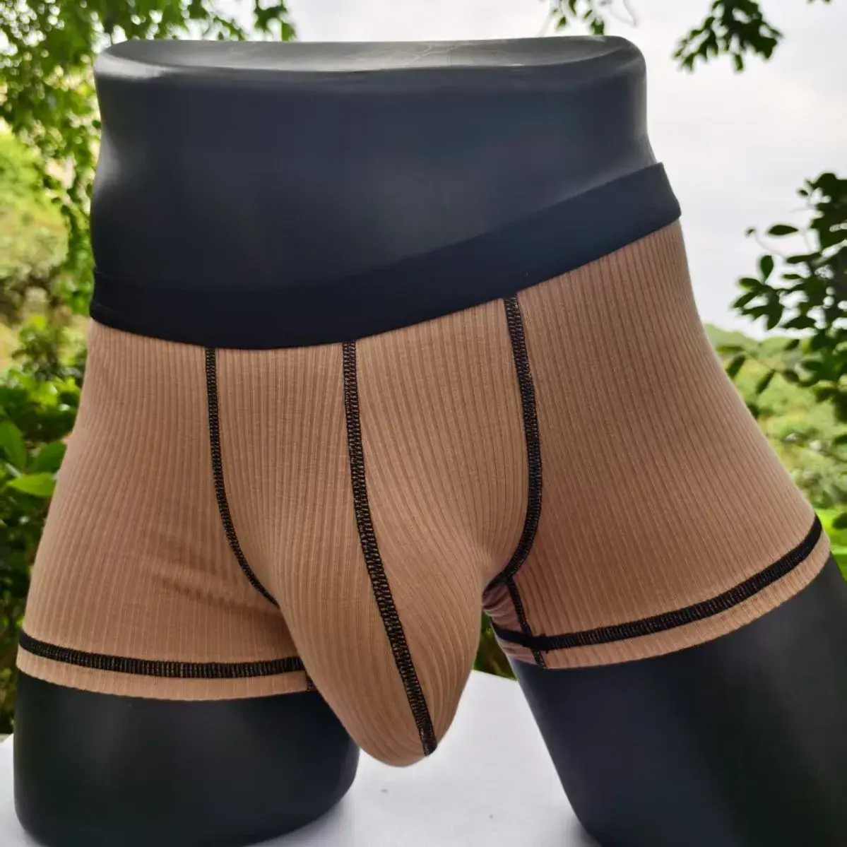 Men's boxer shorts with high elasticity and large pockets, fashionable men's shorts — image 11