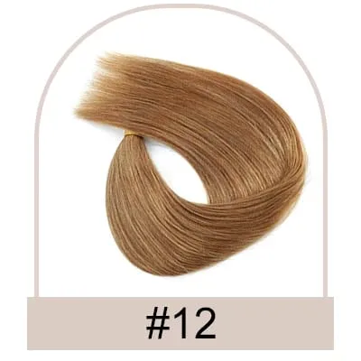 Straight 6D Hair Extensions Human Hair High Quality Real Virgin Human Hair Invisible Human Hair Extension Second Generation 6D