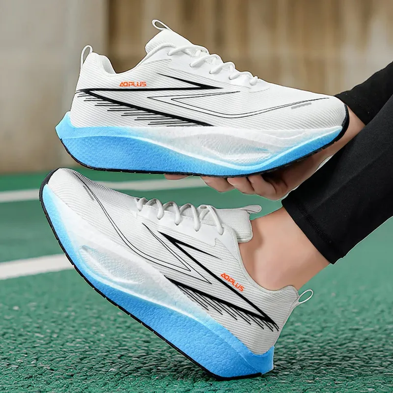 Men Running Shoes Walking Carbon Board Speciality Marathon Men Sneakers Sports Casual Women's Lightweight Athletic Sneakers