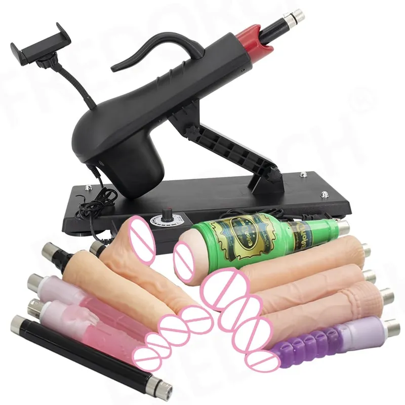 Fredorch Automatic Retractable Sex Pumping Gun Machine with Dildo For Male and Female Masturbation Sex Toy 450 Stroke per minute — image 24
