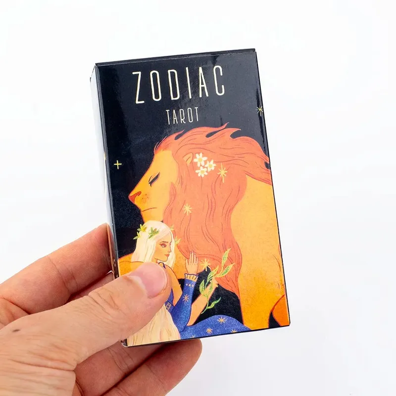 Zodiac Tarot 78-Card Deck Divinatory Path Under the Stars Engaging Board Playing Game for Family Gathering 10.3X6CM — image 2