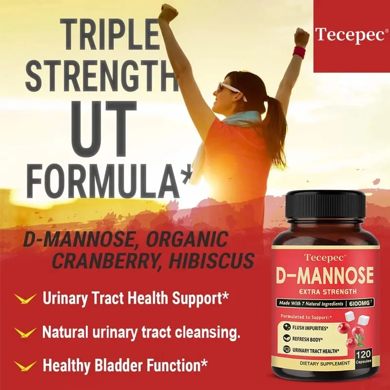 D-Mannose Urinary Tract Health Formula Contains Organic Cranberry and Dandelion To Support Bladder Health and Detoxification — image 7