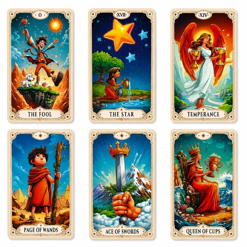True Vision Tarot Card Deck | 78 Rider-Waite-Inspired Cards with a Guidebook for Daily Guidance Love Career