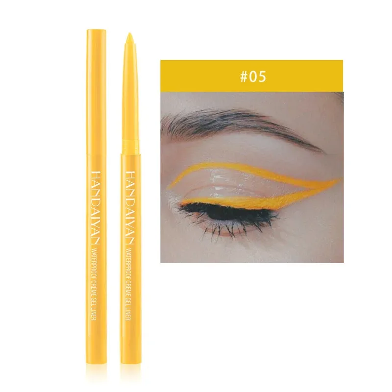 20 Colors Matte Eyeliner Waterproof Long Lasting Gel Liner Easy To Use Rotatable Eyeliner Colorful Eye Liner Eyes Makeup Tools