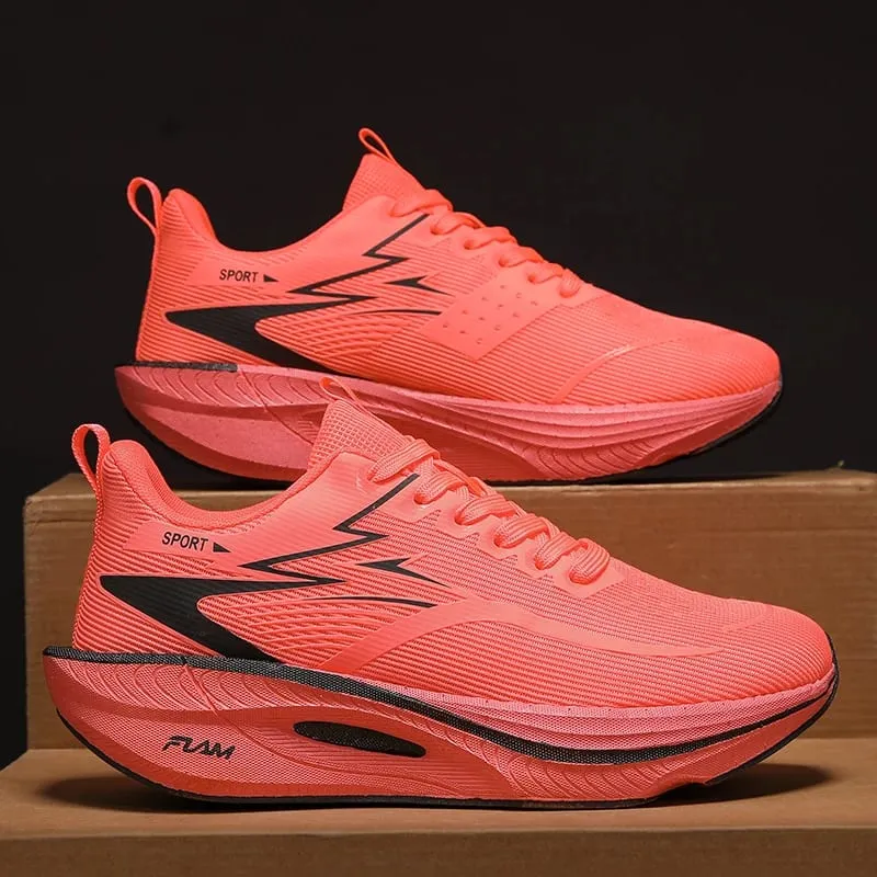 Buty do biegania Męskie codzienne buty z włókna węglowego Maraton sportowe Oddychające Lekkie damskie Wygodne sportowe trampki Antiship Nowość — image 12