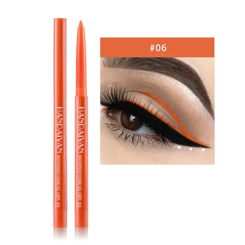 1PC White Matte Eyeliner Gel Pen Long Lasting Waterproof Eye Liner Pencil Quick-drying Non-smudge Eye Makeup for Women Cosmetics