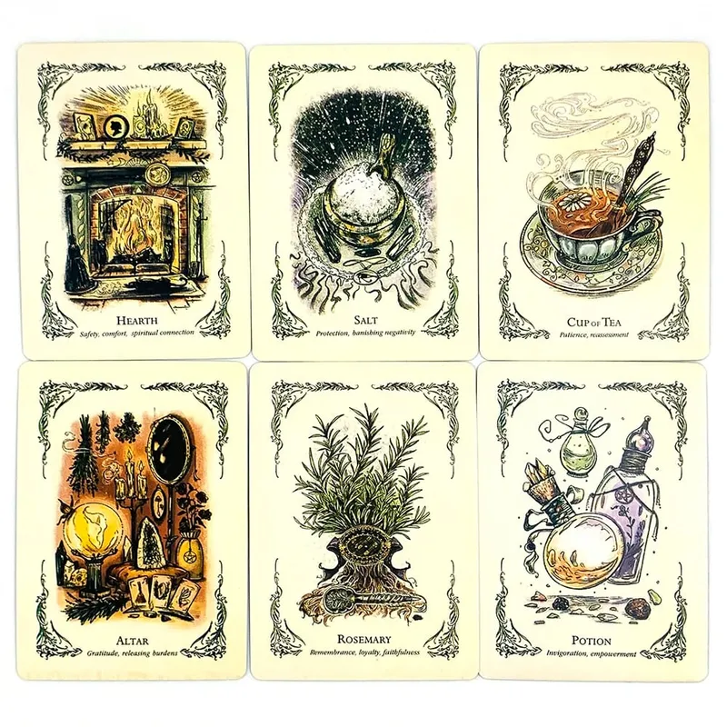 The Green Witch's Oracle Deck Embrace the Wisdom and Insight of Natural Magic Green Witch Witchcraft Series Tarot Cards