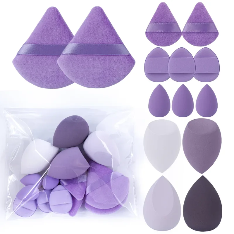 14Pcs Women's Makeup Sponge Set Cosmetic Blender Beauty Egg Foundation Puff Powder Puffs Make up Accessories for Beauty Tools