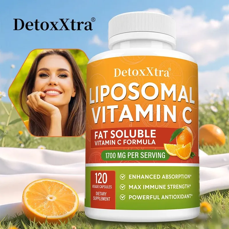 1700 Mg Liposome Vitamin C - Supports Immunity Replenishes Energy Promotes Collagen Production Improves Skin Health — image 1