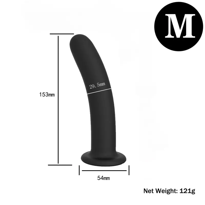 Plug anale butt plug 3 dimensioni plug anali allenamento semplici dildi con forte ventosa giocattoli del sesso anale per principianti e utenti avanzati
