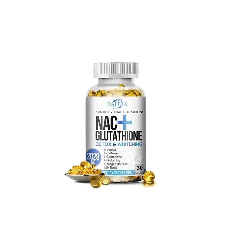 Daitea NAC Supplement - Milk Thistle Glutathione Collagen Capsules - Skin Health & Vitality Detoxification Immune Support — image 8