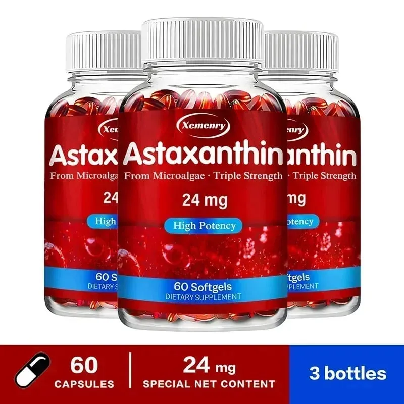 Astaxanthin 24 Mg - Meningkatkan Kesehatan Kardiovaskular Mempercepat Metabolisme Menjaga Kesehatan Sendi Mata dan Kulit Antioksidan — image 11