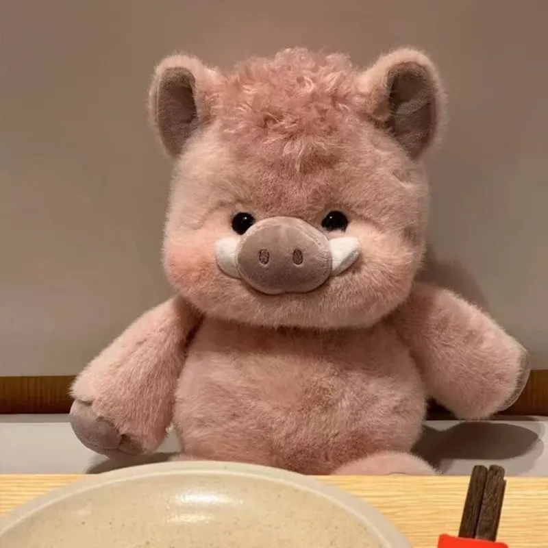 New Creative Gift Soft Pig Stuffed Animal Plush Pillow Cute 17.7inch Stuffed Animals Plush Emotional Support Plush Pillow