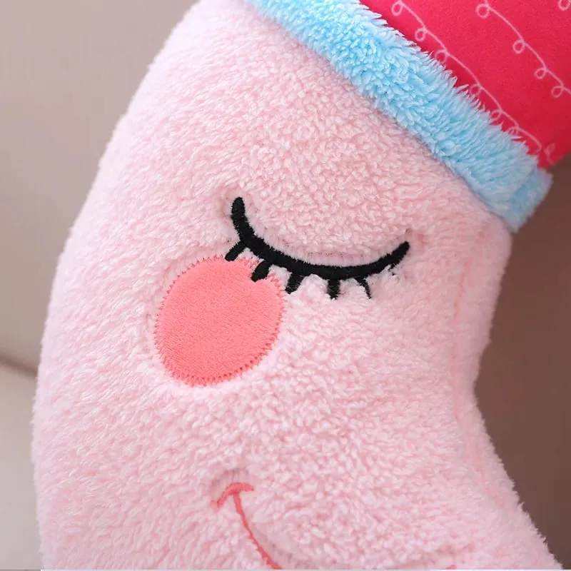 Fantastic Star Cloud Moon Rainbow Plush Pillow Stuffed Sky Natural Cushion Yellow Pink Blue Shy Emotion Plushie Decoration Gift — image 5