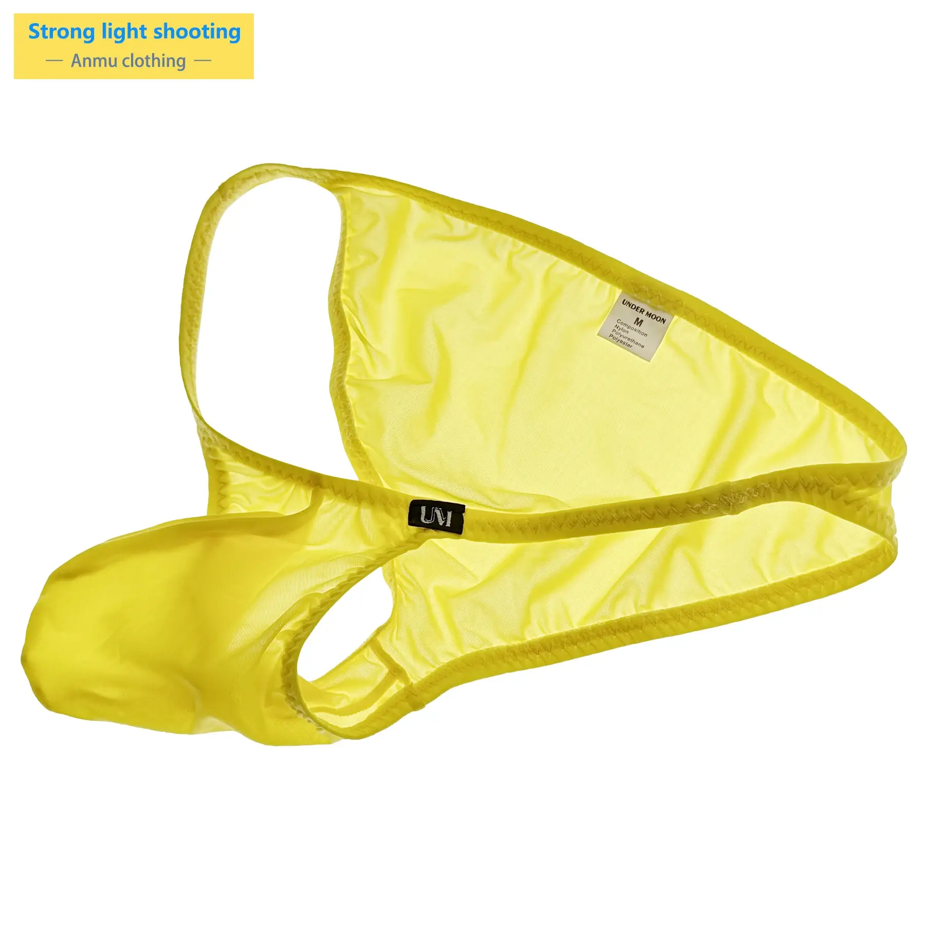 Men's Oversized Comfortable Pouch Ice Panty Semi-Transparent Sexy Underwear for Everyday Use