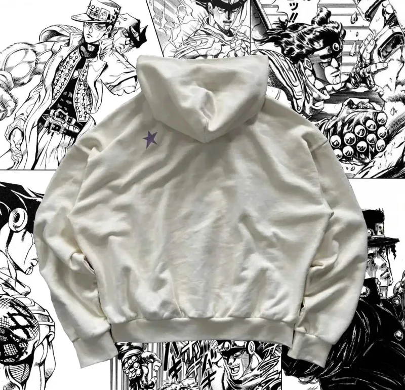 Y2k Jojo Bizarre Adventure Anime Hoodie Harajuku Oversized Sticky Fingers Hoodies Women Men Streetwear Couple Hip Hop Sweatshirt — image 10