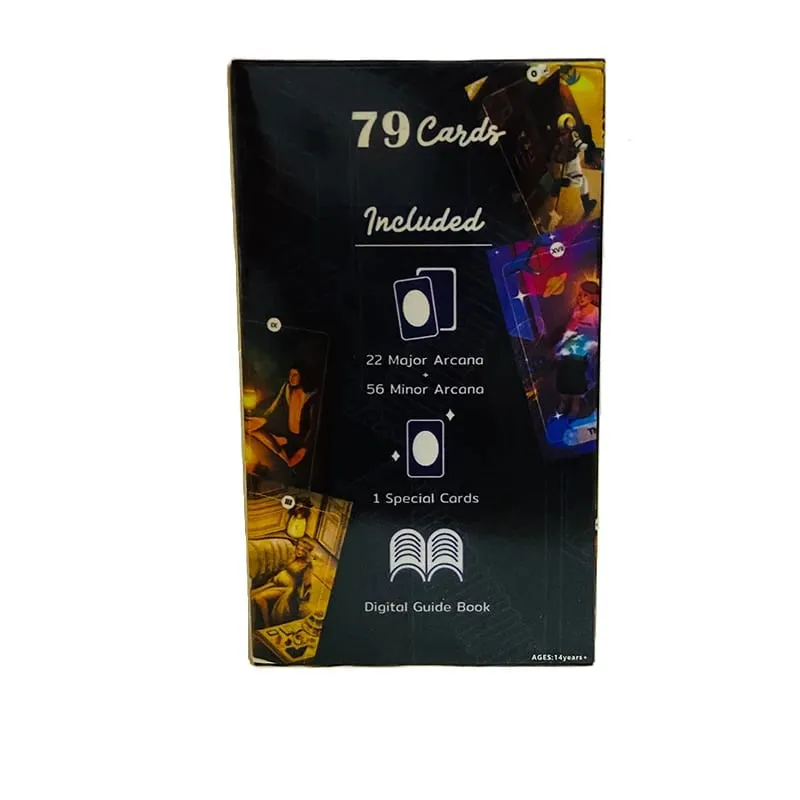 78 berättelser Tarotkort En 79 korts tarotlek Engelsk version Fortune Telling Divination Deck Game For Family Party Women