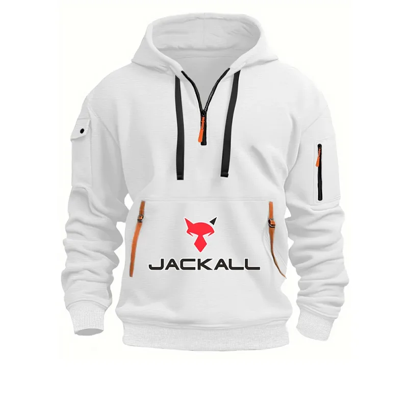Jackall Lures Logo New Men's Keep Hoodies Streetwear Jacket Long Sleeve Sweatshirts Zipper Hooded Pullover — image 2