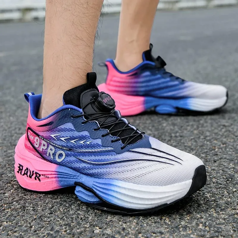 Men's New Sneakers Carbon Plate Cushioning Running Shoes 9PRO MAX Jogging Breathable Mesh Non-Slip Outdoor Shoes Off-road Shoes — image 6