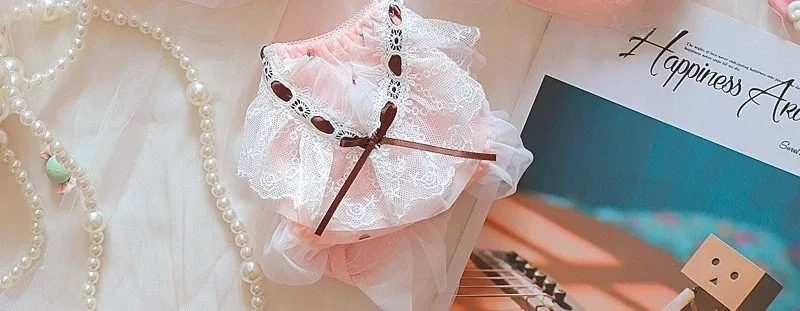Kawaii Japanese Style Bra Set Underwired Lace Design Sweet & Sensual Look Light Push Up Support for Girls A/W Season Lingerie — image 11