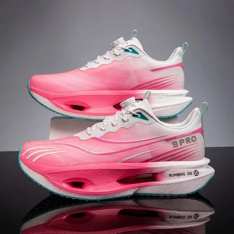 2026 Running Shoes Carbon Board Marathon Men Sports Breathable Lightweight Women's Comfortable Athletic Nonskid Casual Sneakers — image 11