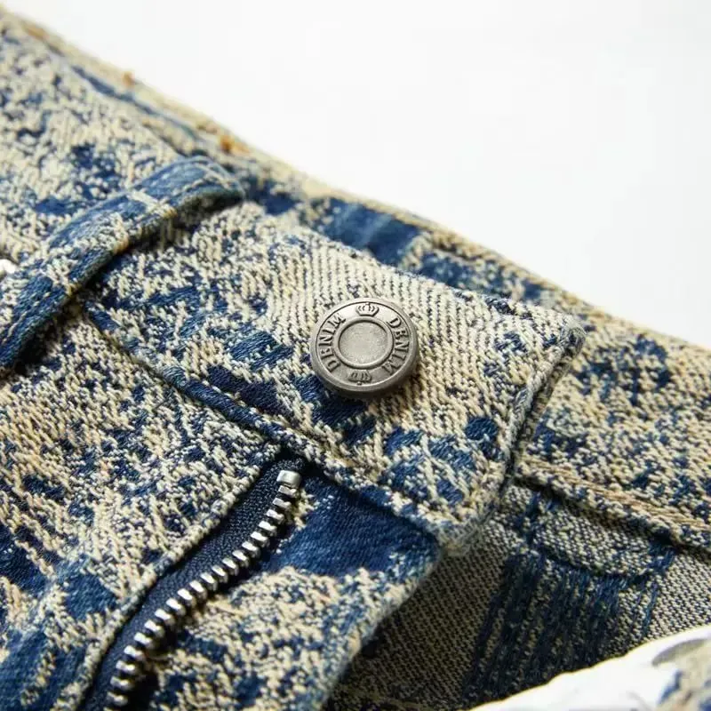 High-quality American retro jeans men's 2026 autumn new micro-elastic popular wear-resistant wash Cowboy Straight Pants