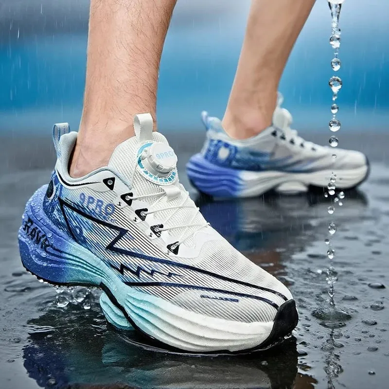 2025 New Men's Running Shoes Cushioning Carbon Plate Racing Marathon Athletic Shoes Comfortable Non-slip Sports Tennis Shoes