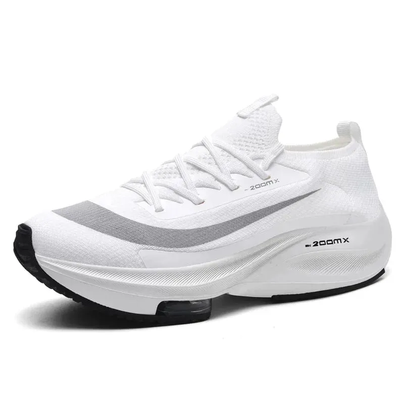 Ultra-lightweight and breathable sports running shoes for both men and women available in sizes 36-46 featuring height-enhanc — image 1
