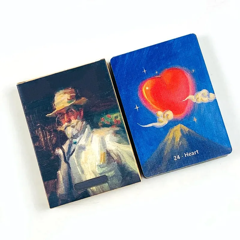 New Oracle Deck A 38 Oil Painting Style Cards Vibrant Illustrations Perfect For Divination Spiritual Practices & Gift Giving