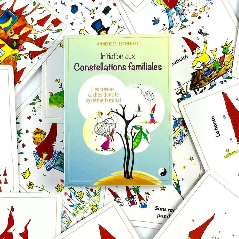 Constellations Familiales Game Cards 35 Card French Version Divination Oracle Deck Family Constellation Tool Christmas Gifts
